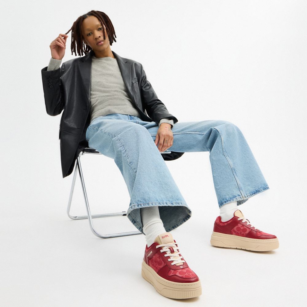 COACH®,Denim Rouge Multi,Detail View