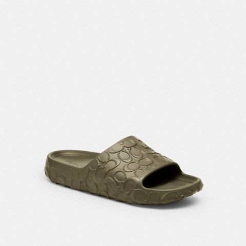 Женские сандалии Coach Bay Slide In Signature
