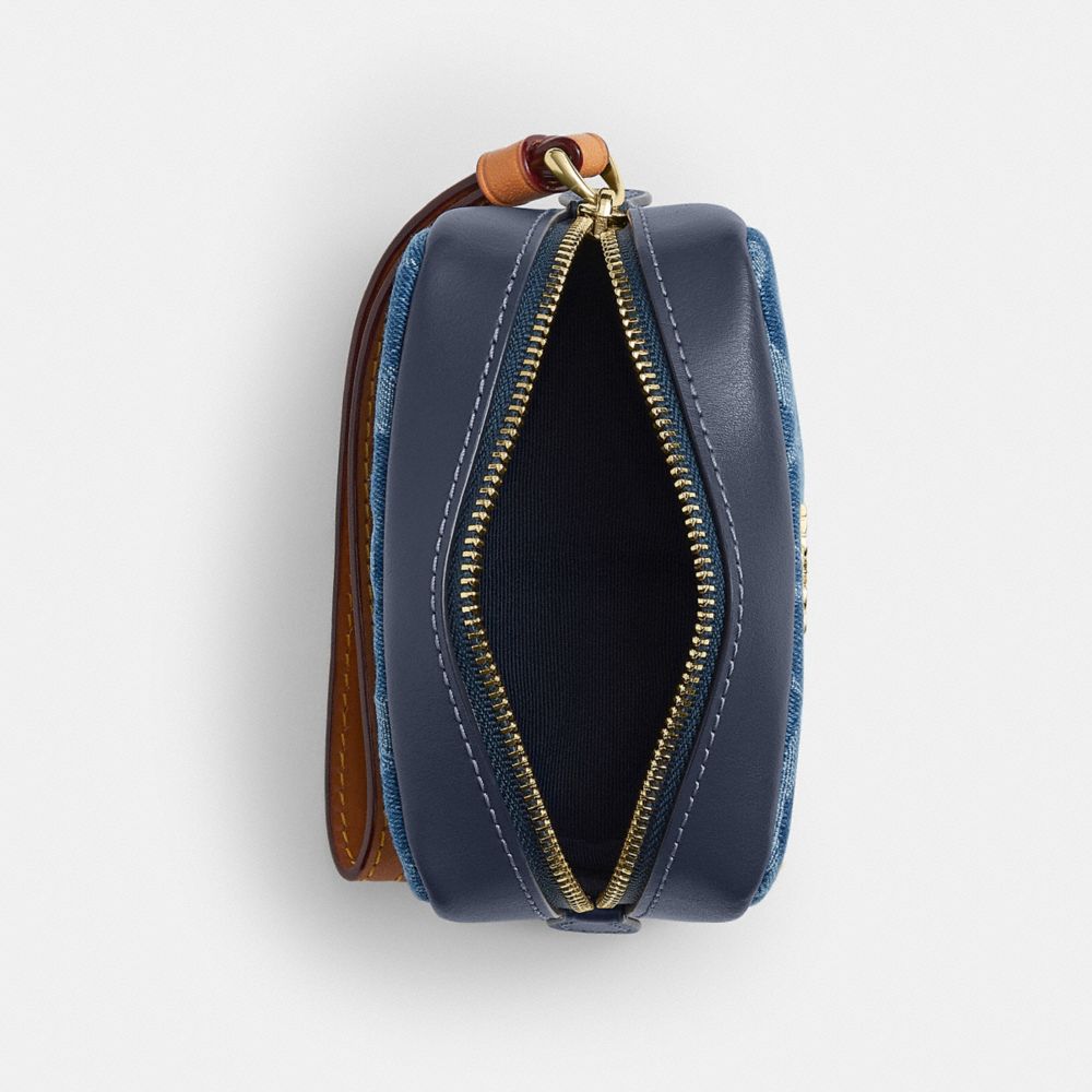 COACH®,Denim,Or/Indigo,Inside View,Top View