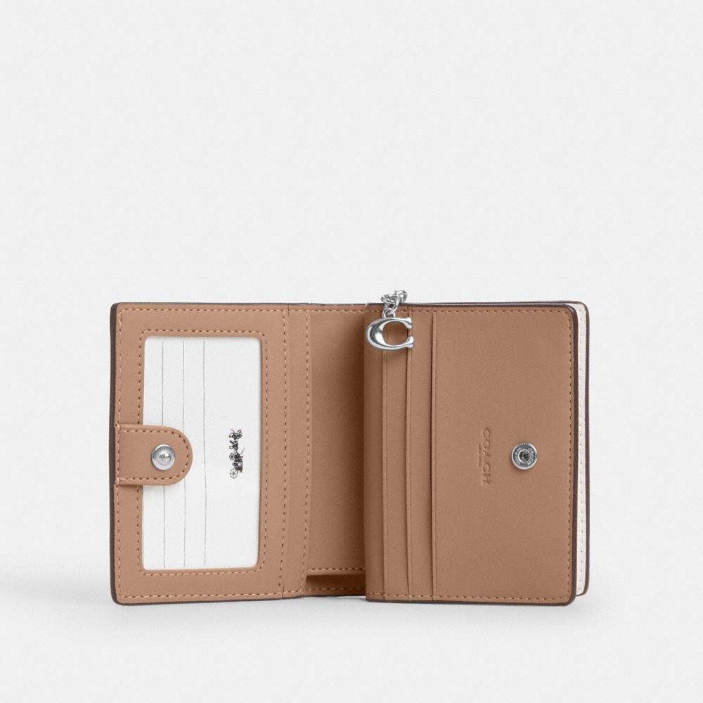 COACH®,Snap Wallet With Cherry Print,,Inside View,Top View