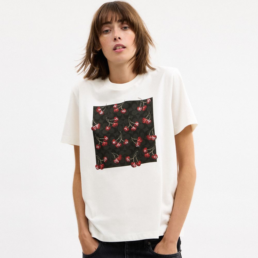 チェリー シグネチャー クラシック Tシャツ 2