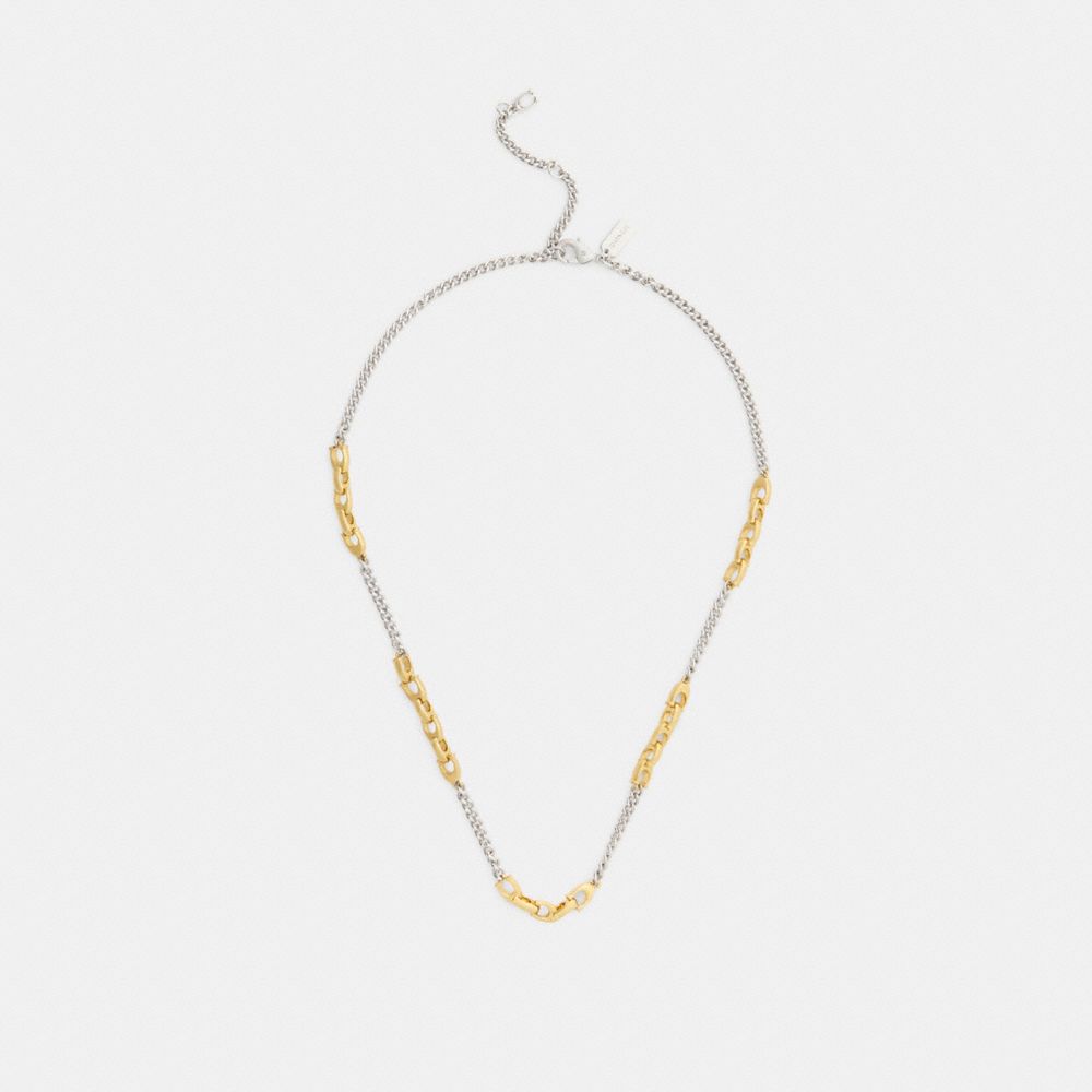 Coach Linked C Necklace — фото 2