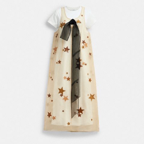 Женские платья Coach Star Organza Dress