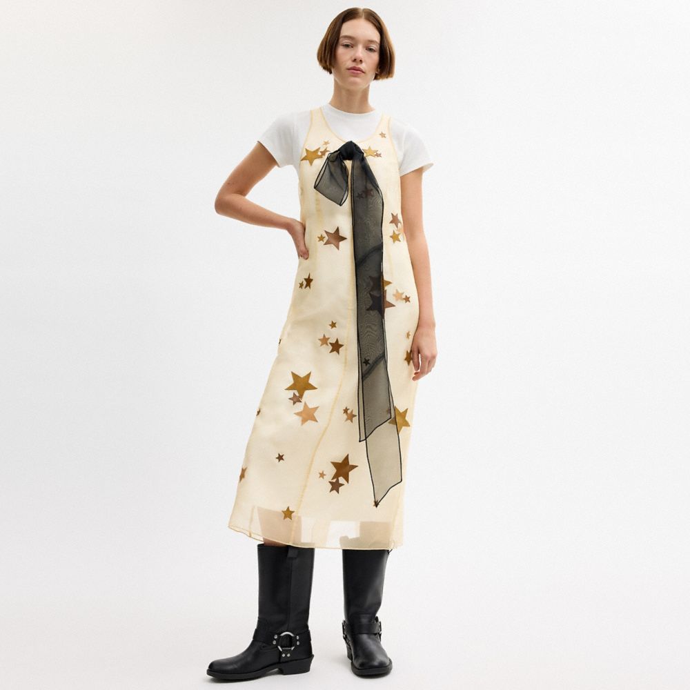 COACH®,Star Organza Dress,,Scale View