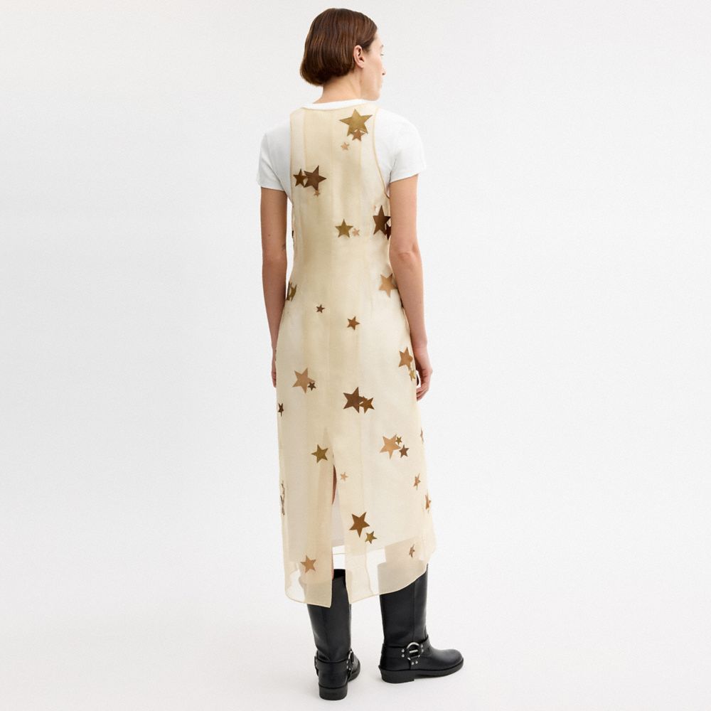 COACH®,Star Organza Dress,,Scale View