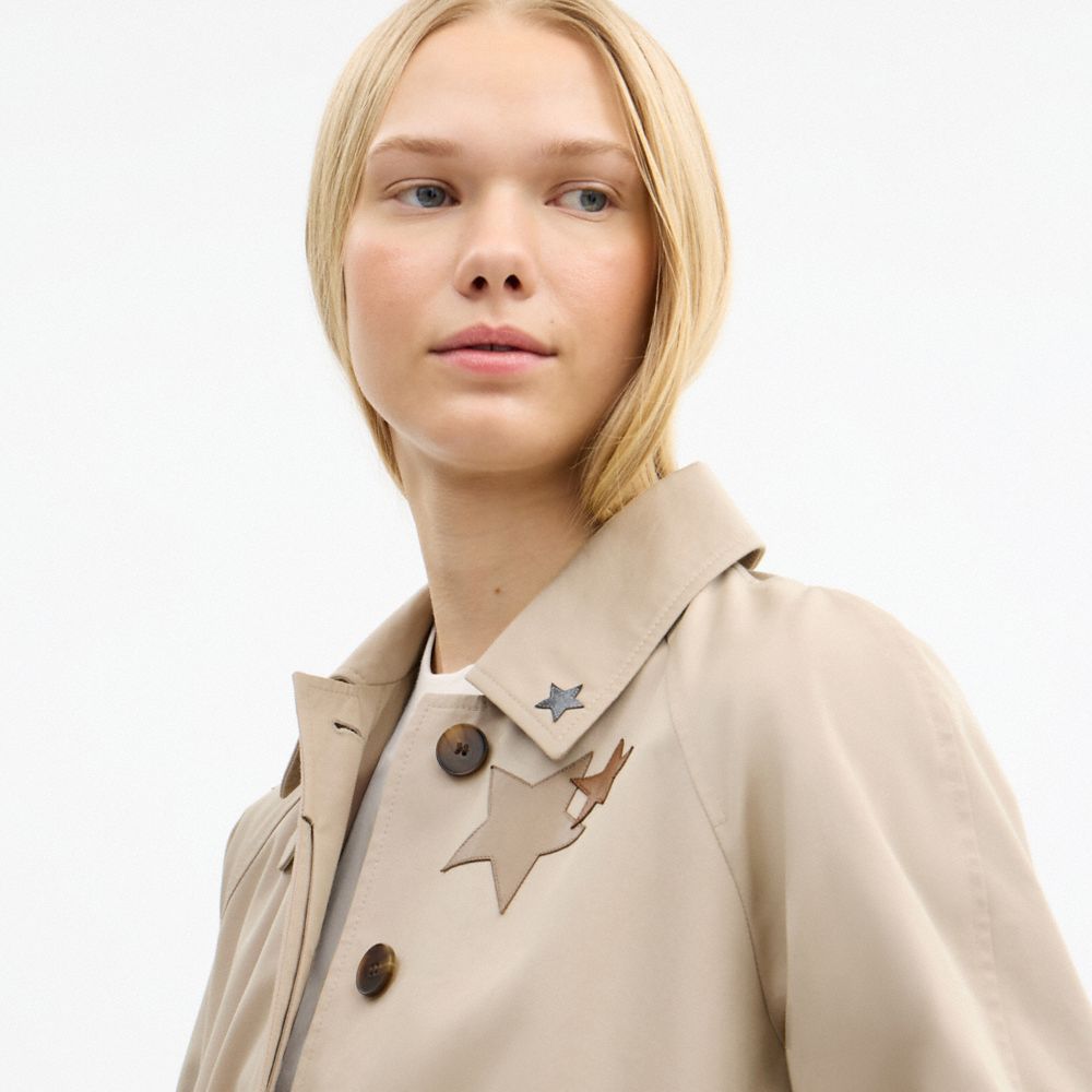Женские куртки Coach Applique Balmacaan — фото 4