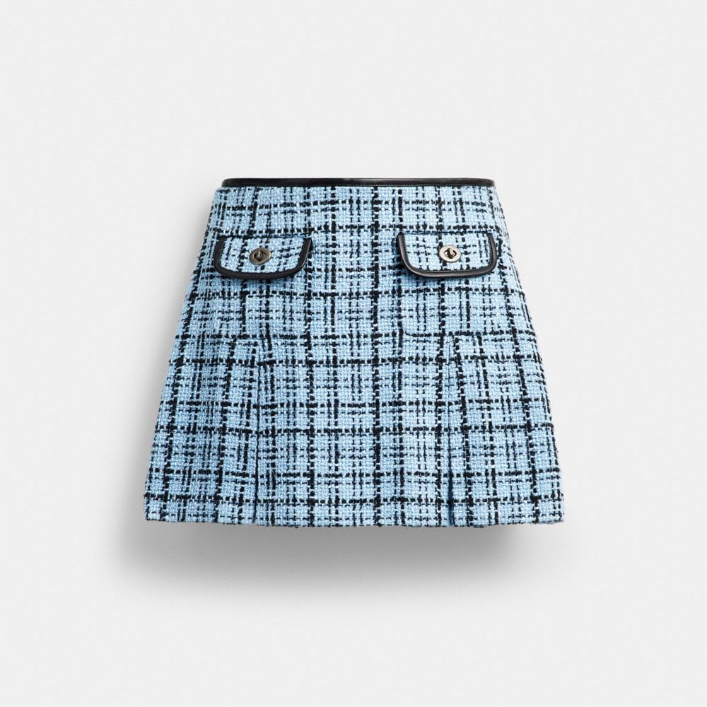 COACH® CH | Turnlock Tweed Skirt