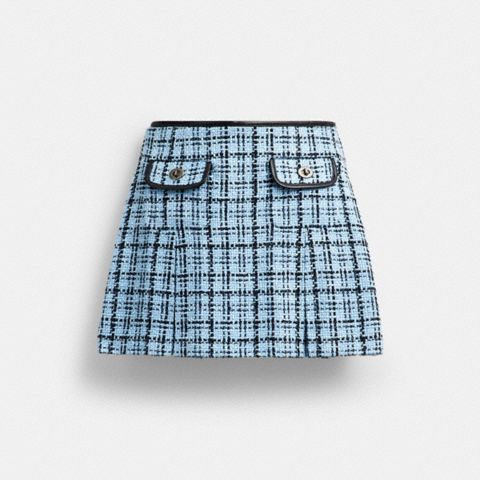 Coach Turnlock Tweed Skirt