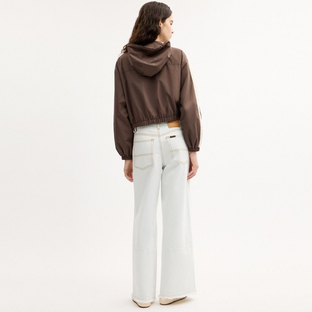 COACH®,Colorblock Windbreaker In Recycled Polyester,,Scale View