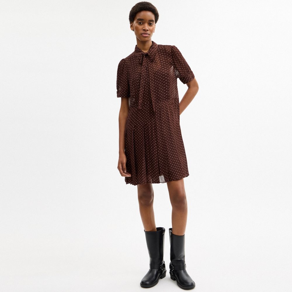 Женские платья Coach Printed Shirt Dress — фото 2