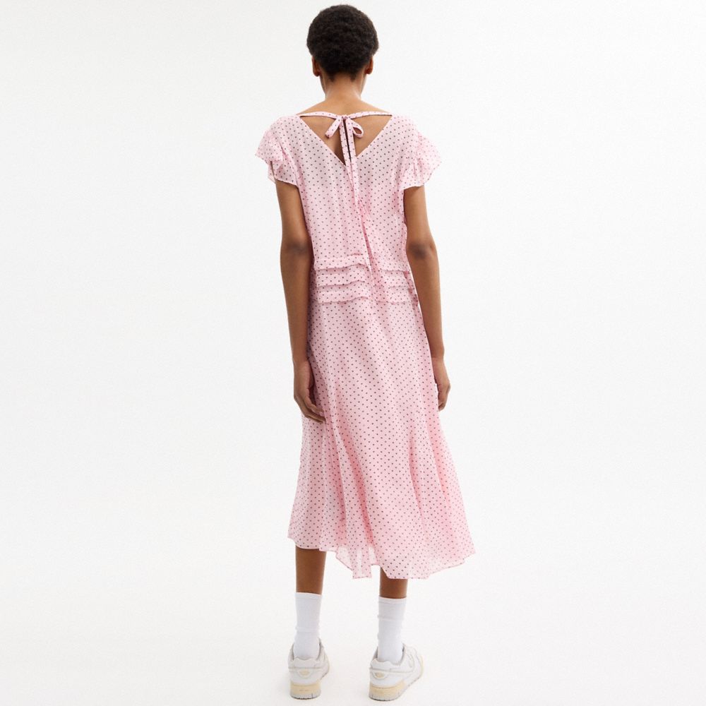 COACH®,Printed Maxi Dress,,Scale View