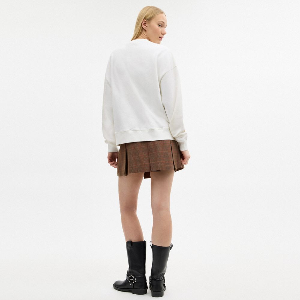 Женские худи Coach Postcard Crewneck Sweatshirt — фото 3