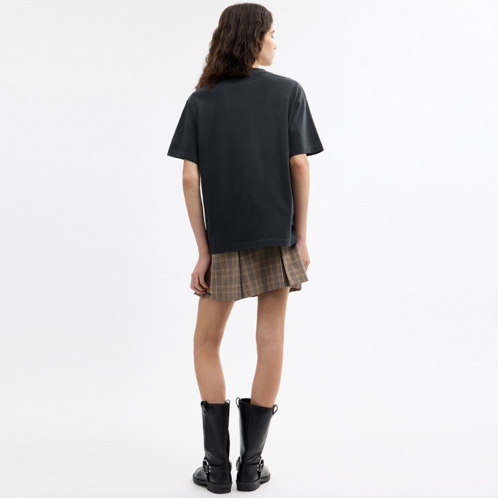 Женские футболки Coach Rexy 10th Birthday Relaxed T-Shirt In Organic Cotton — фото 3