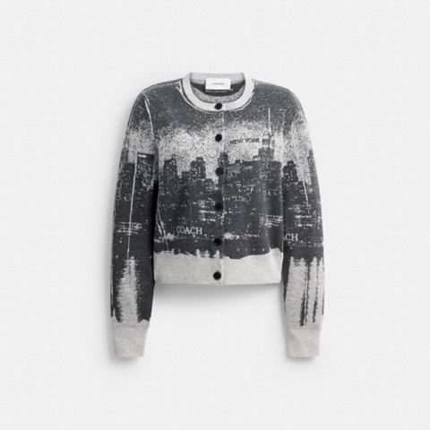 Coach Postcard Cardigan