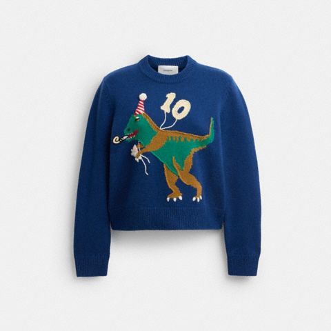 Coach Rexy 10th Birthday Crewneck Sweater