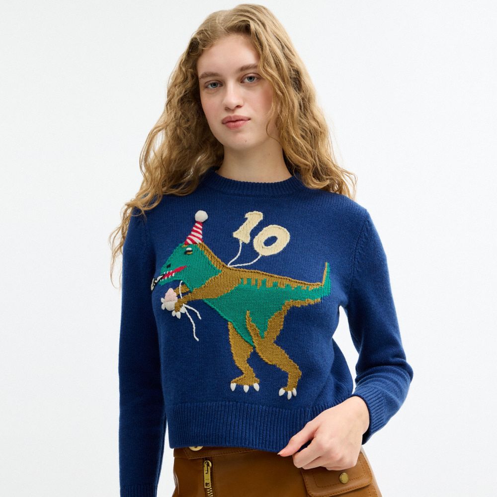 Coach Rexy 10th Birthday Crewneck Sweater — фото 4