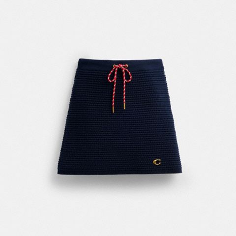 Coach Textured Knit Skirt