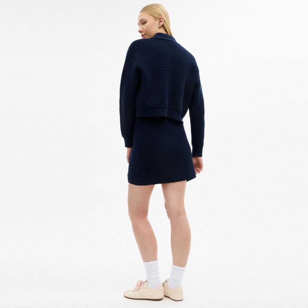 Coach Textured Knit Skirt — фото 3
