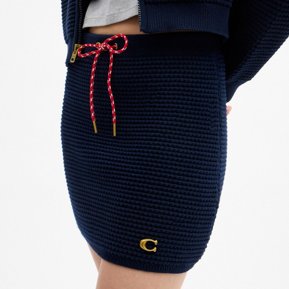 Coach Textured Knit Skirt — фото 4