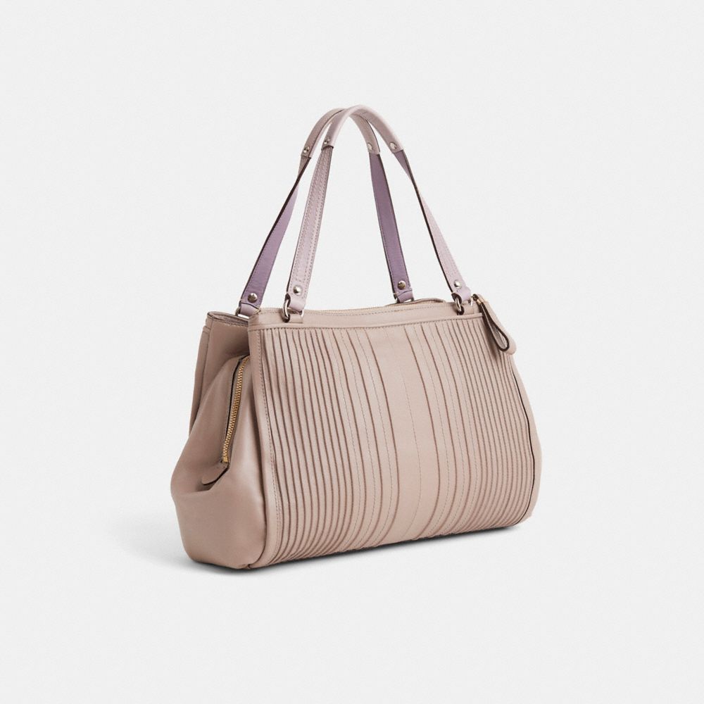 COACH®,Upcrafted Madison Pintuck Café Carryall,,Angle View