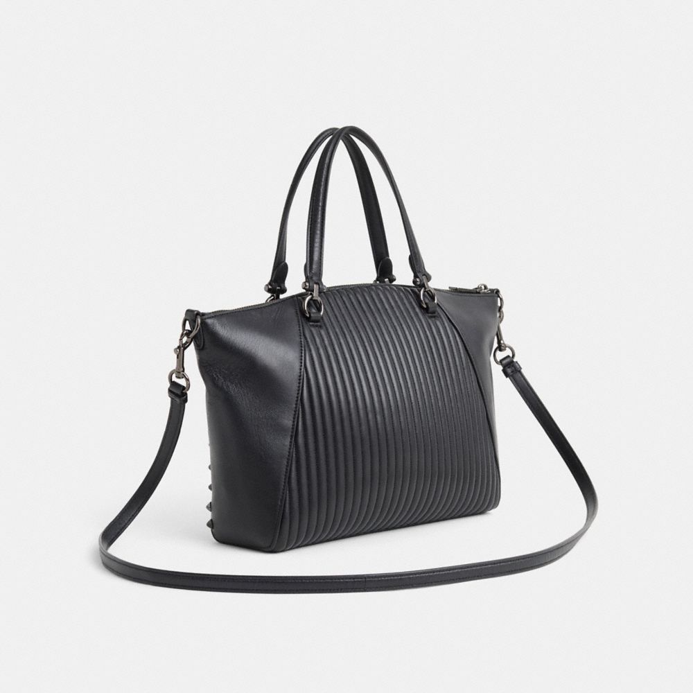 COACH®,Upcrafted Prairie Satchel,,Angle View
