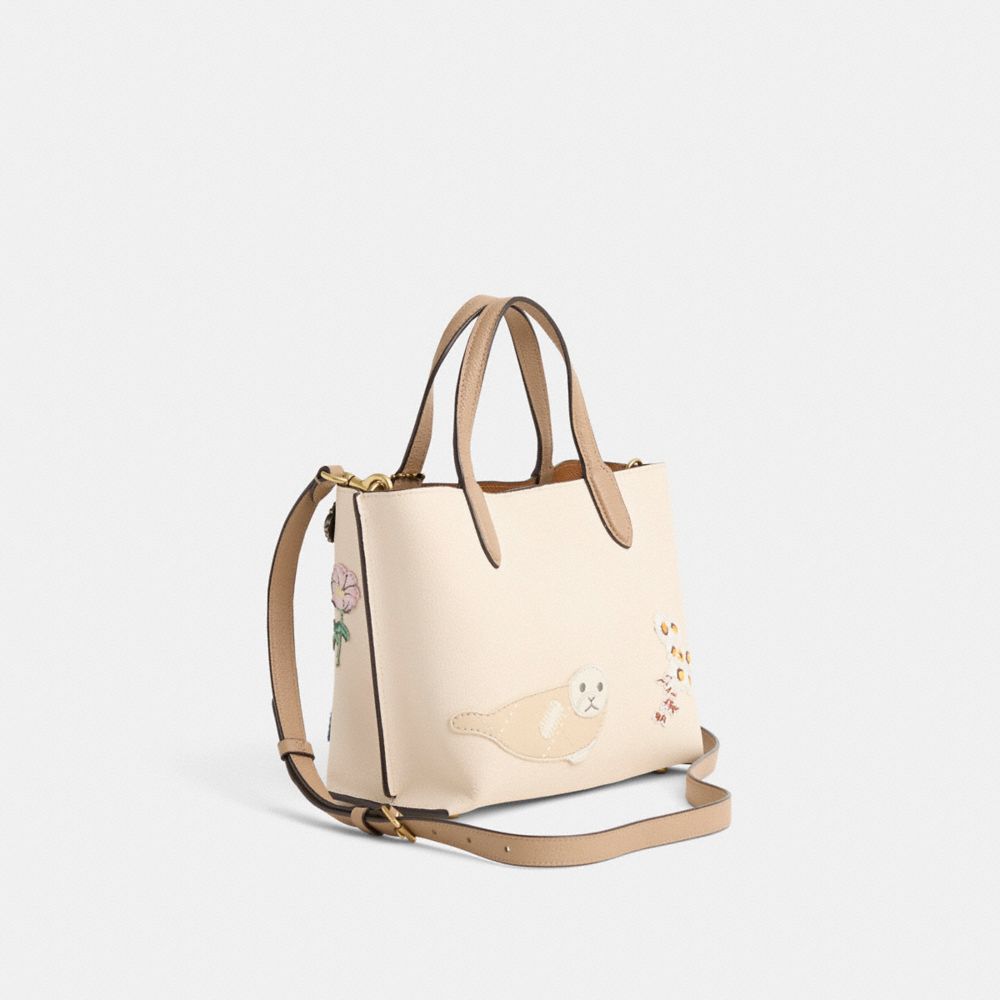 COACH®,Upcrafted Willow Tote 24,,Angle View