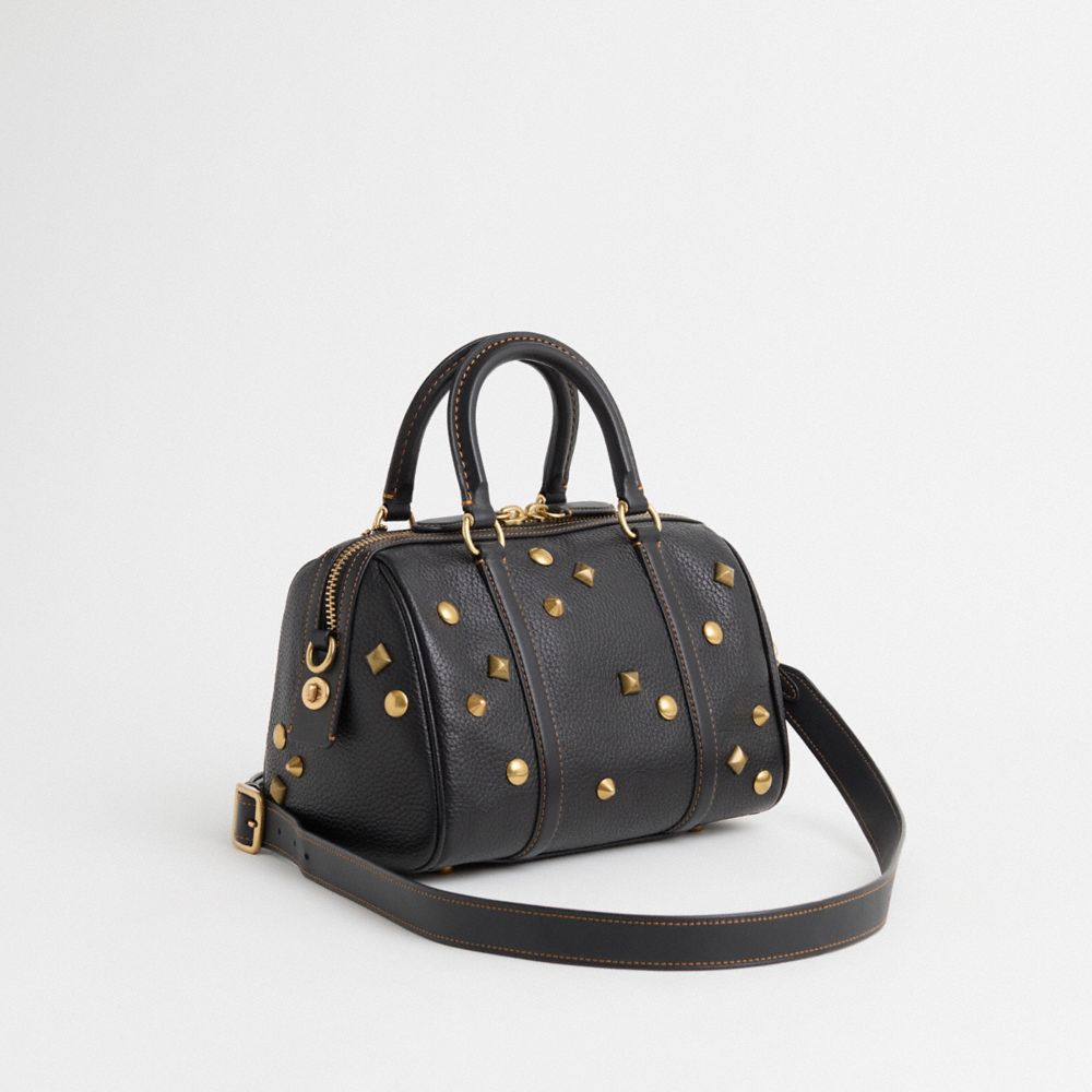 COACH®,Upcrafted Ruby Satchel 25,,Angle View