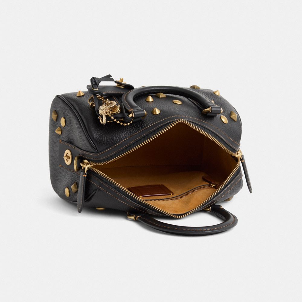 COACH®,Upcrafted Ruby Satchel 25,,Inside View,Top View