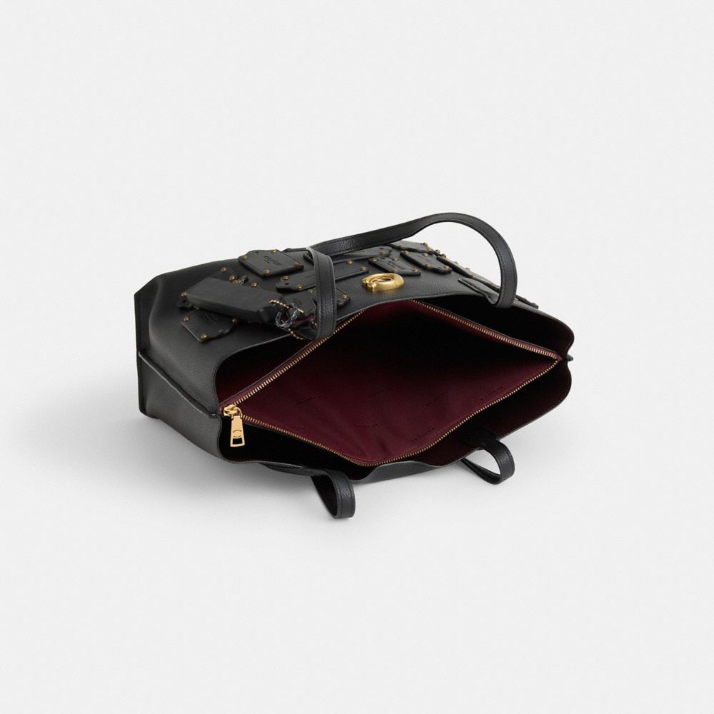 COACH®,Upcrafted Willow Tote,,Inside View,Top View