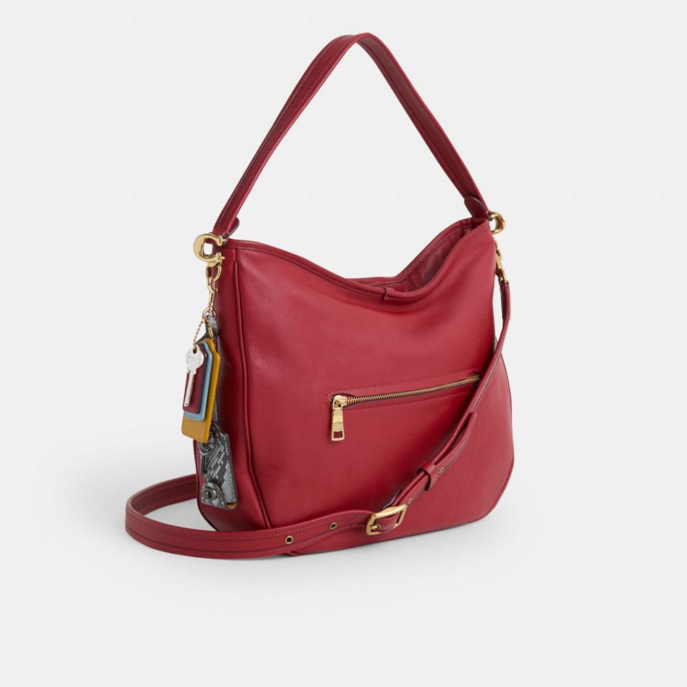 COACH®,Upcrafted Soft Tabby Hobo,,Angle View