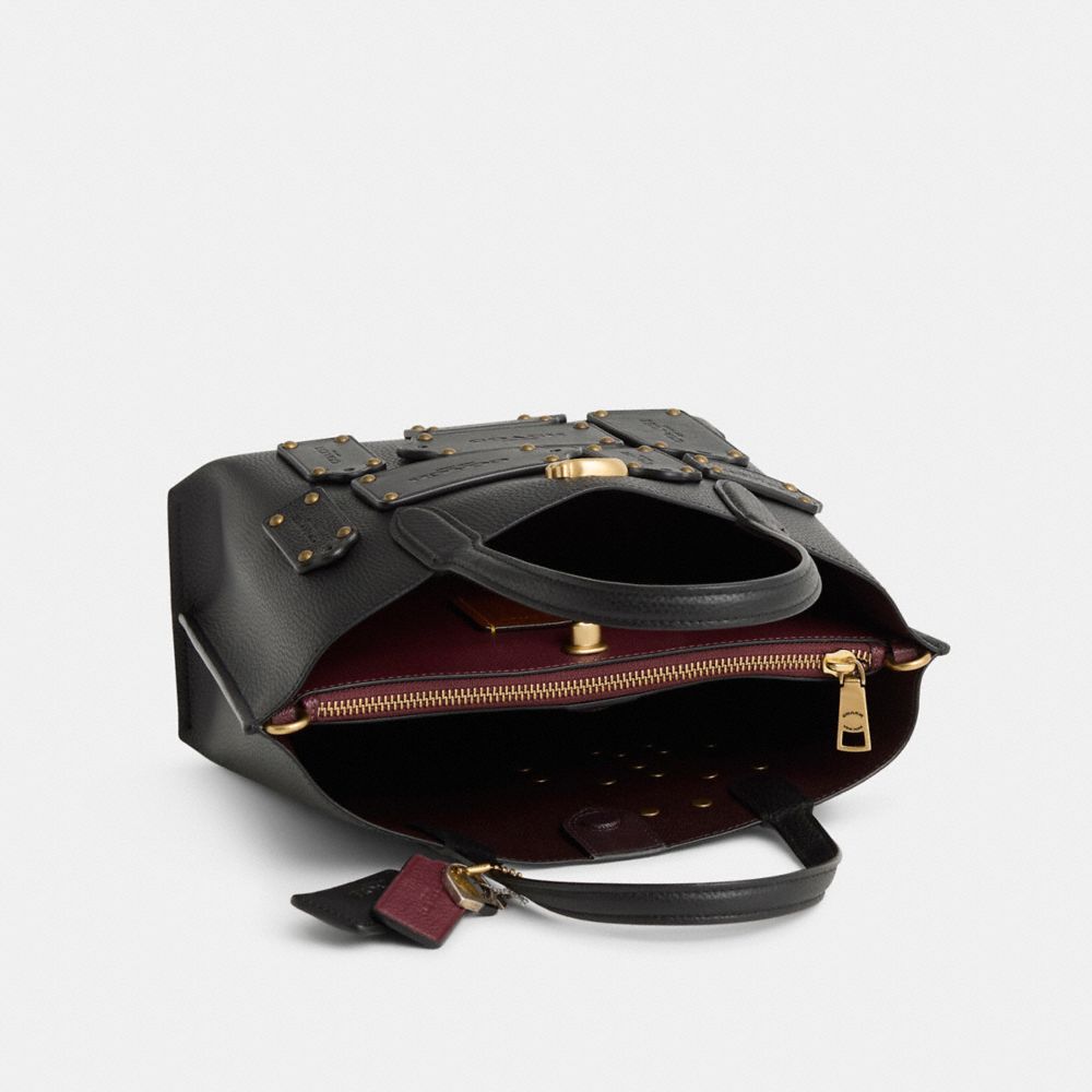 COACH®,Upcrafted Willow Tote 24,,Inside View,Top View