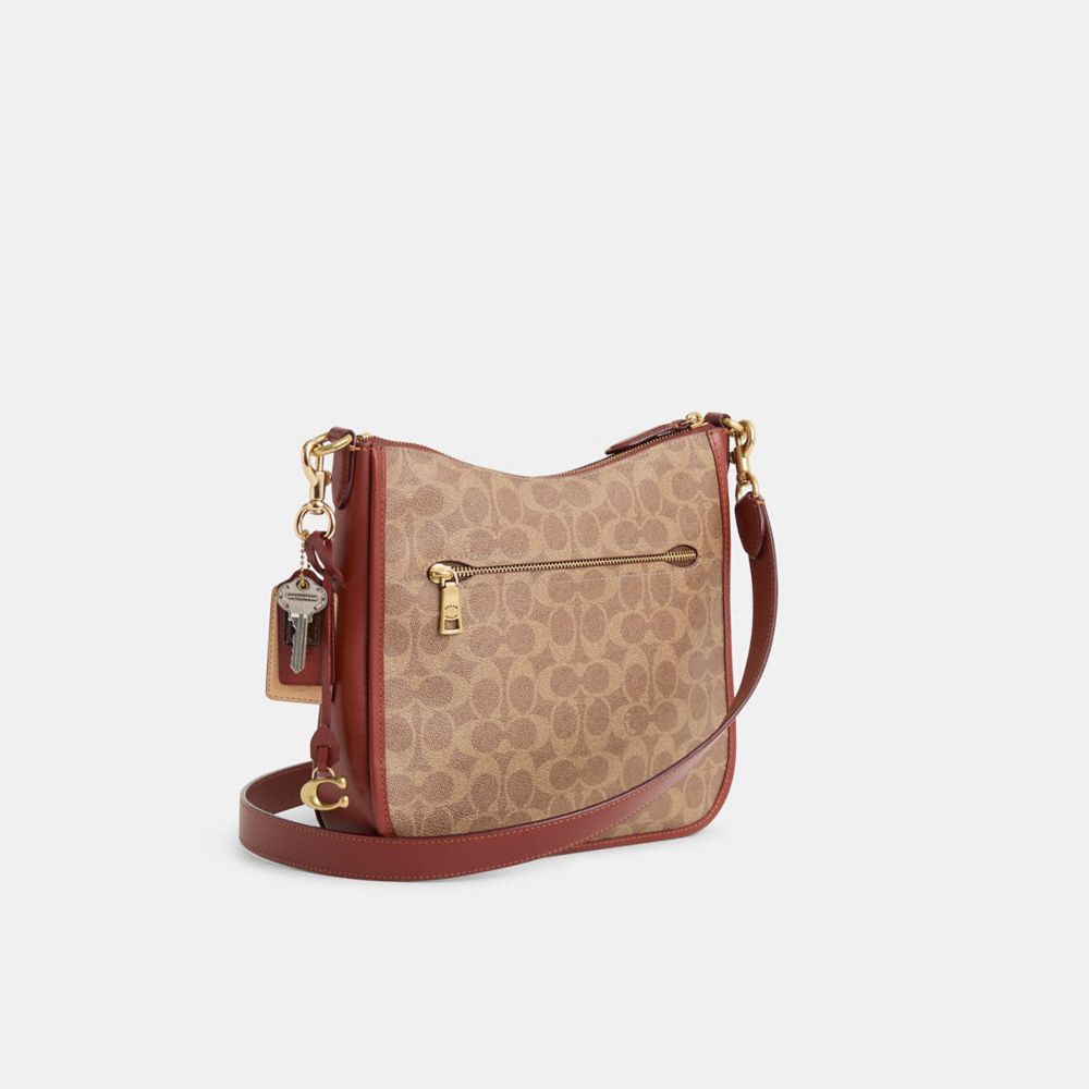 COACH®,Upcrafted Chaise Crossbody,,Angle View