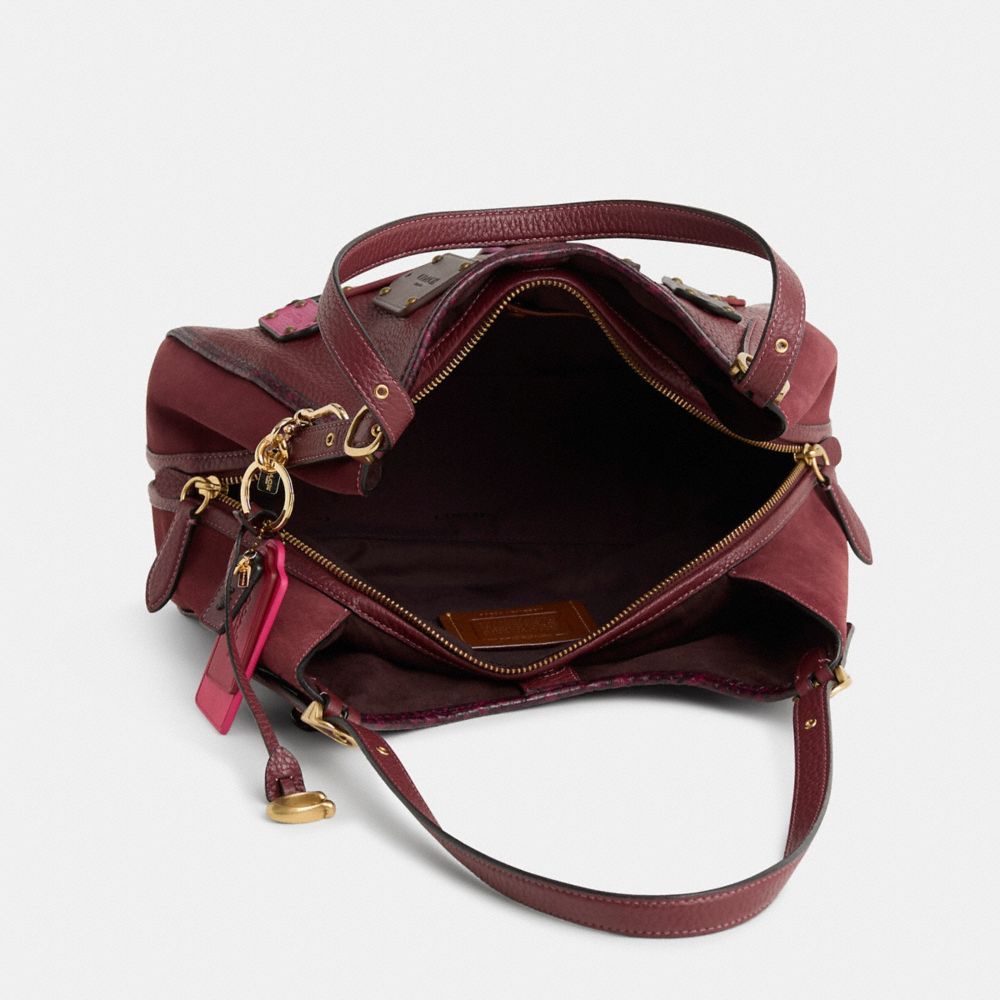 COACH®,Upcrafted Lori Shoulder Bag,,Inside View,Top View