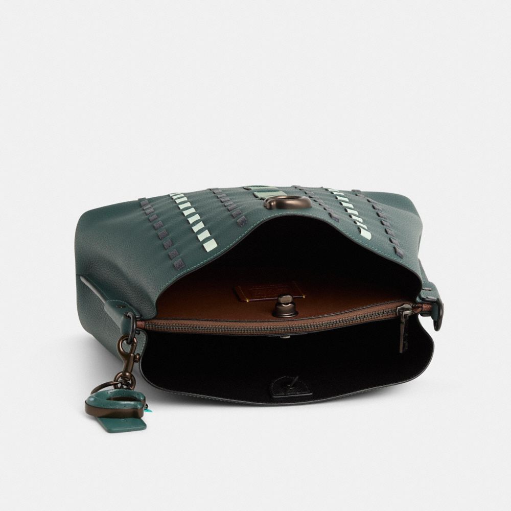 COACH®,Upcrafted Willow Shoulder Bag,,Inside View,Top View