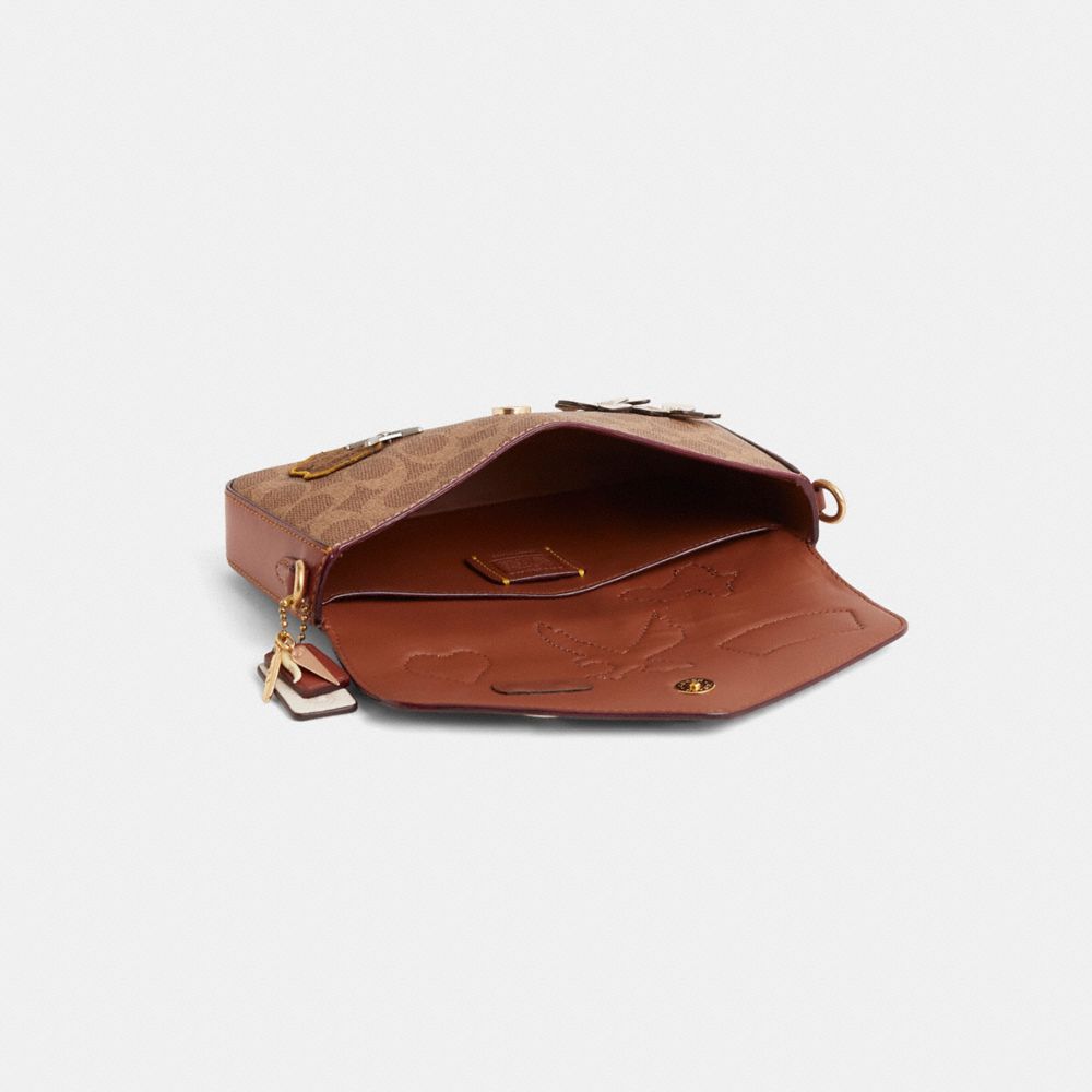 COACH®,Upcrafted Wyn Crossbody,Taupe,Inside View,Top View