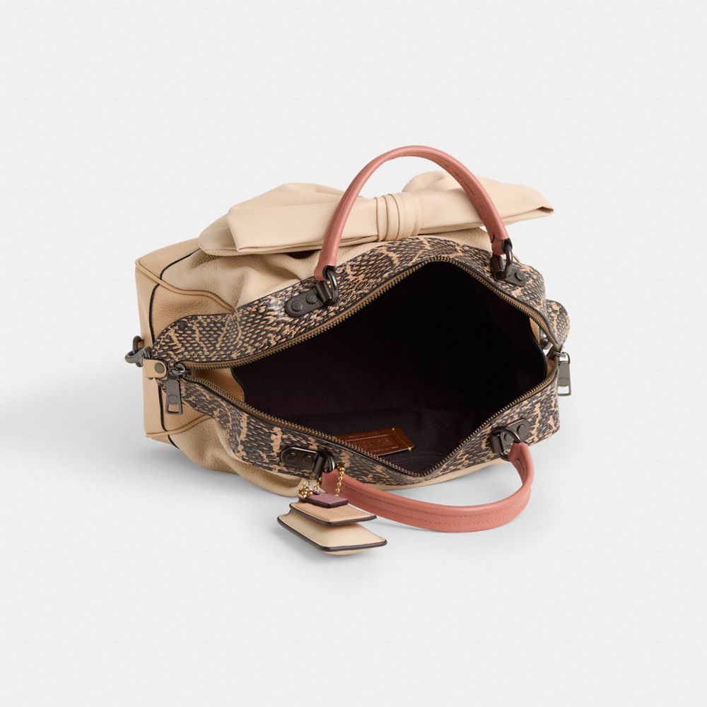 COACH®,Upcrafted Lane Satchel,,Inside View,Top View