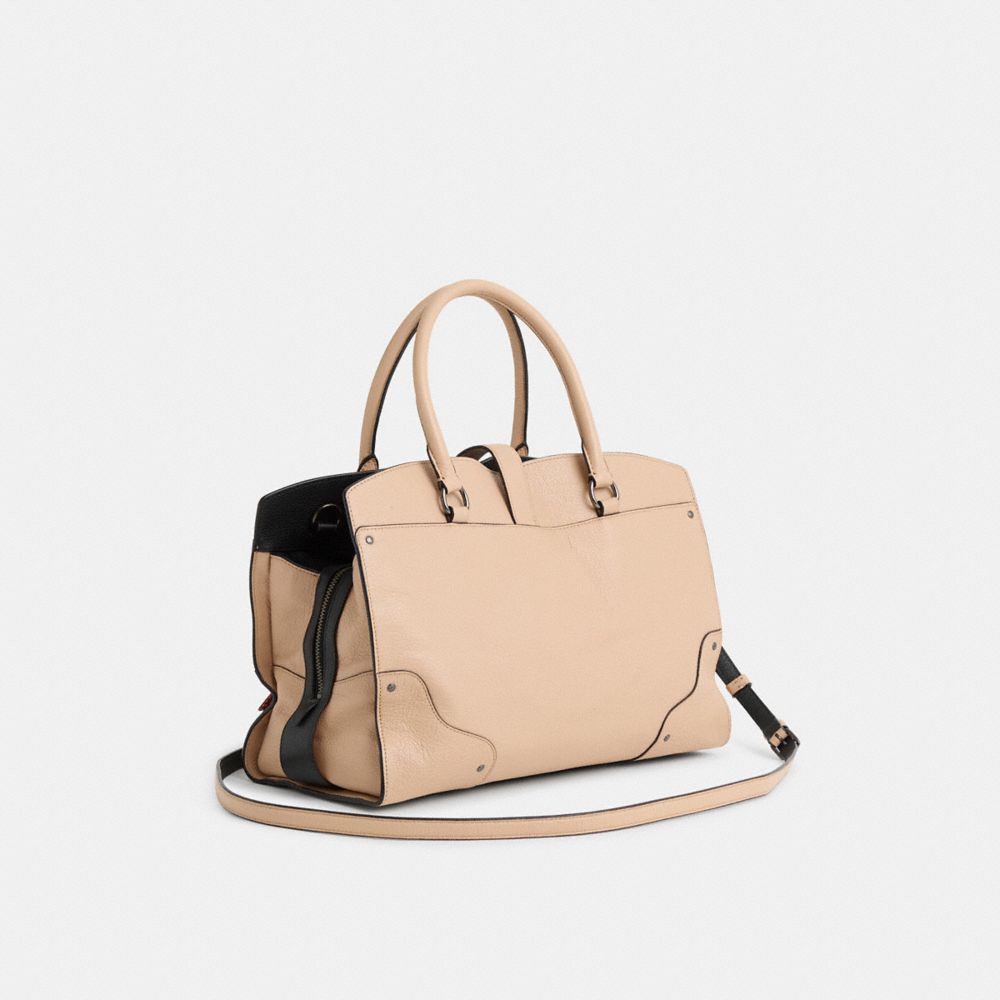 COACH®,Upcrafted Mercer Satchel,,Angle View