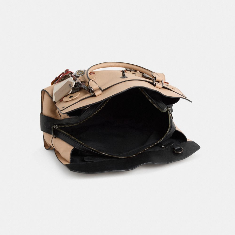 COACH®,Upcrafted Mercer Satchel,,Inside View,Top View