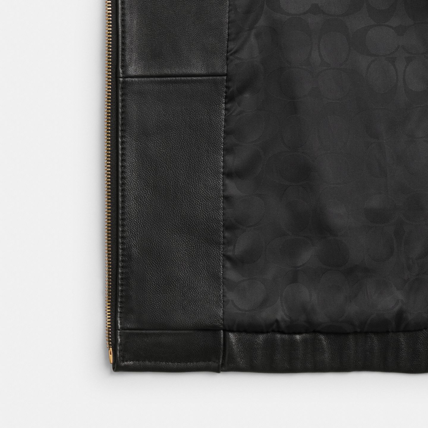 Женская куртка Coach Heritage C Cropped Blouson, цвет: Чёрный — фото 2
