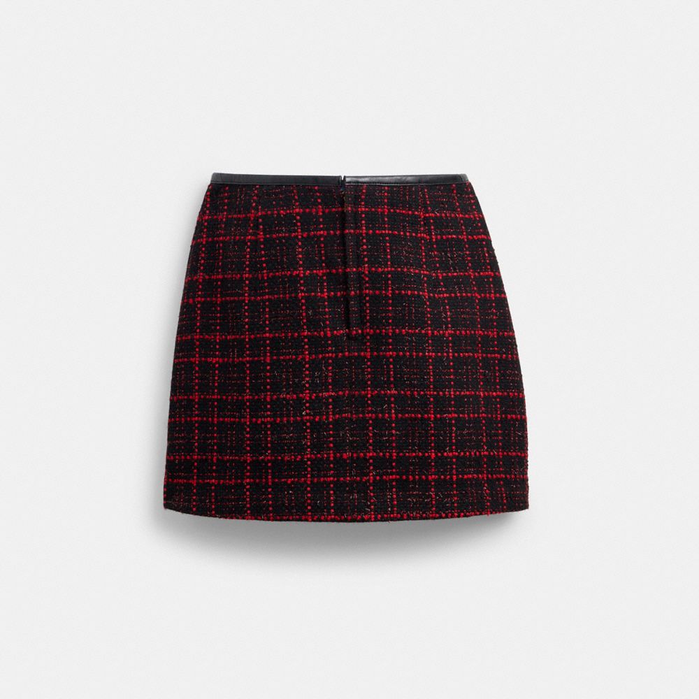 Sculpted C Tweed Skirt