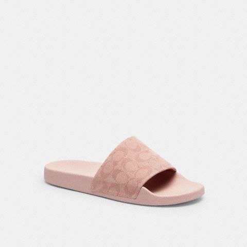 Женские сандалии Coach Udele Sport Slide In Signature Jacquard Canvas
