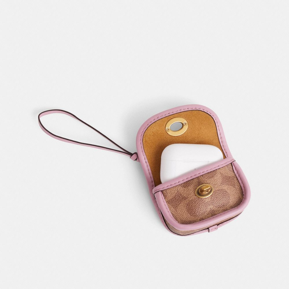 COACH®,Remade Turnlock Mini Pouch,,Inside View,Top View