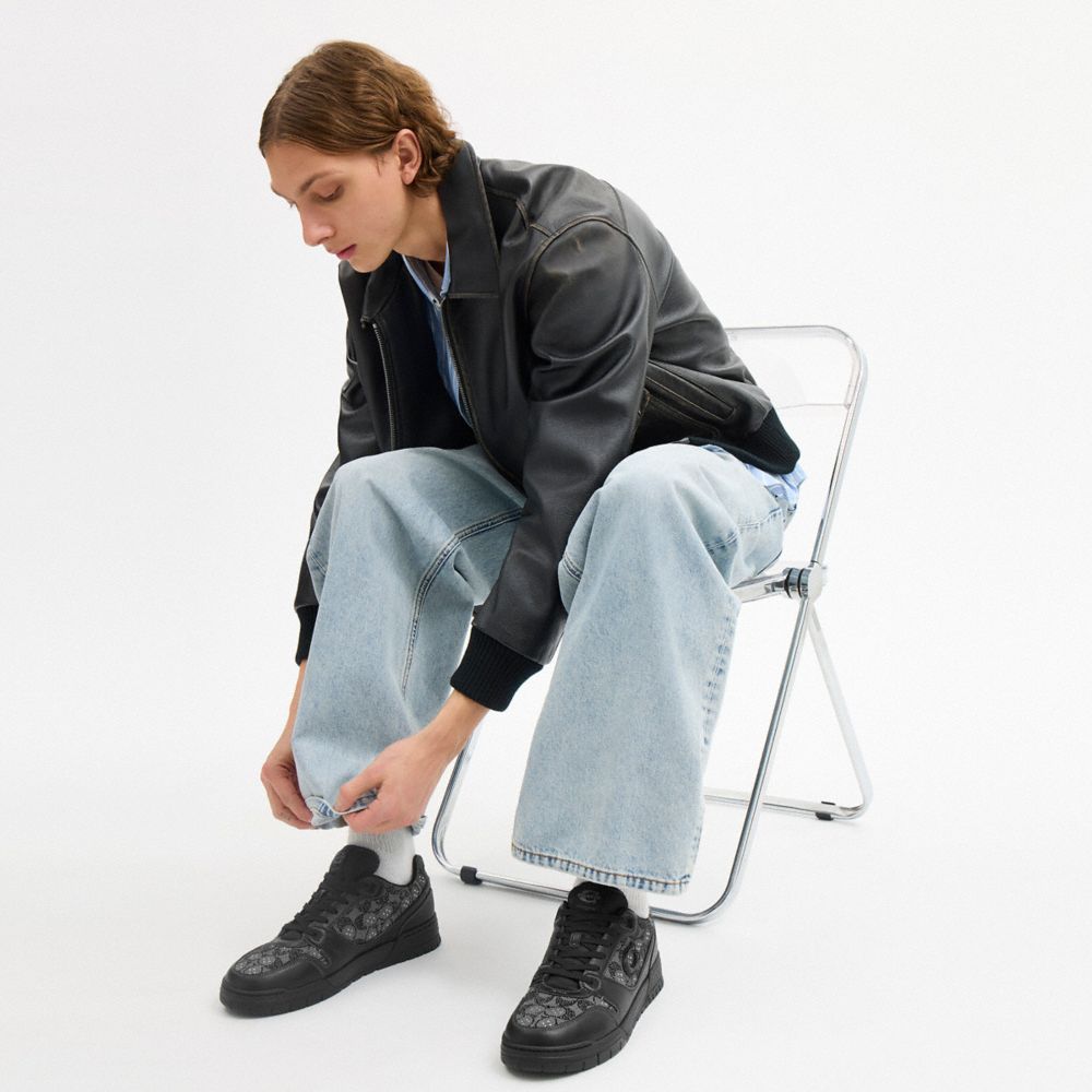 Soho Sneaker Crystal Signature Jacquard