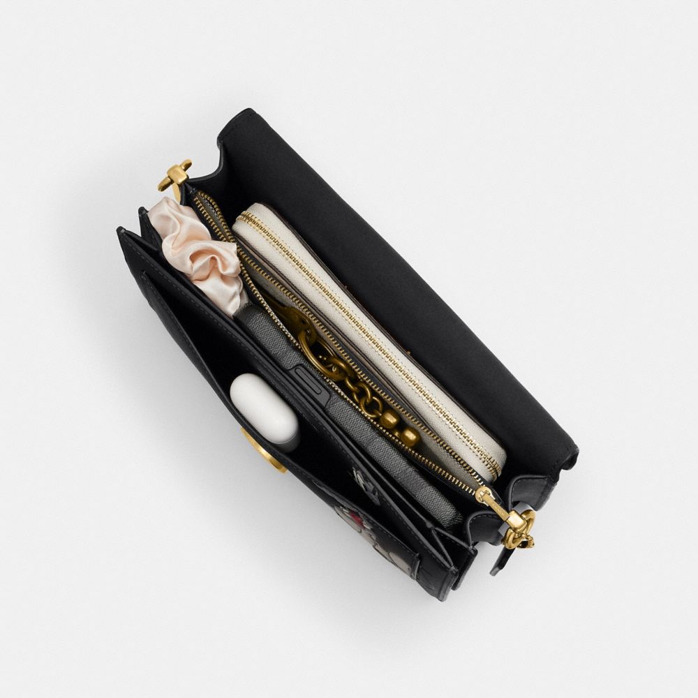 COACH®,【DISNEY X COACH】タビー ショルダー バッグ 26 /  プルート,ﾌﾞﾗｽ/ﾌﾞﾗｯｸ ﾏﾙﾁ