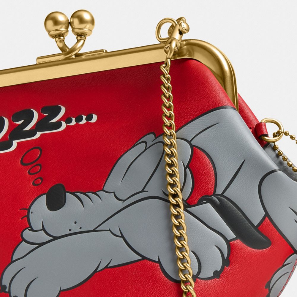 Disney X Coach Kisslock Frame Bag With Pluto