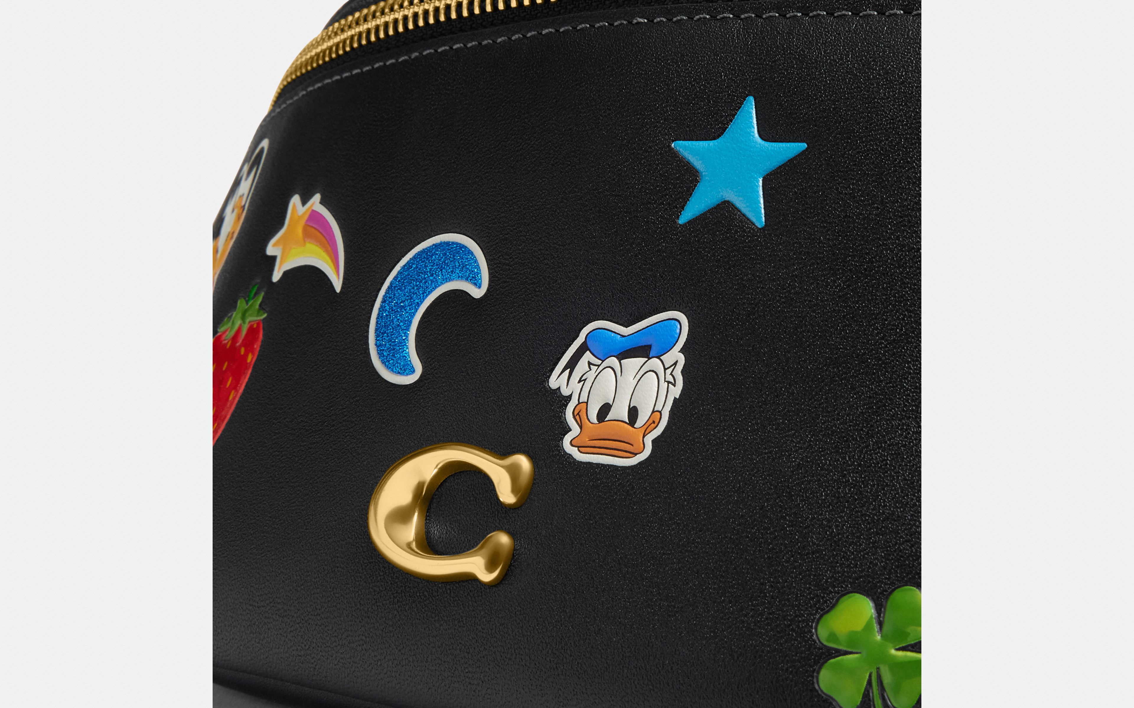 Disney X Coach Charter Belt Bag 7 With Sticker Print