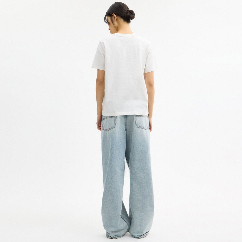 COACH®,Sweets Classic T-Shirt,White,Scale View