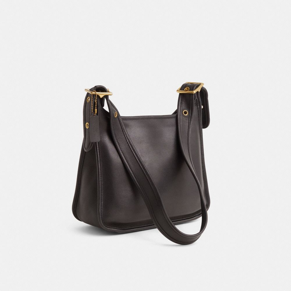 COACH®,Vintage Large Legacy Zip Bag,,Angle View