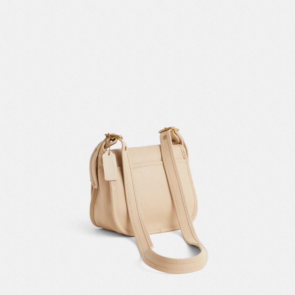 COACH®,Vintage Legacy Small Flap Bag,,Angle View