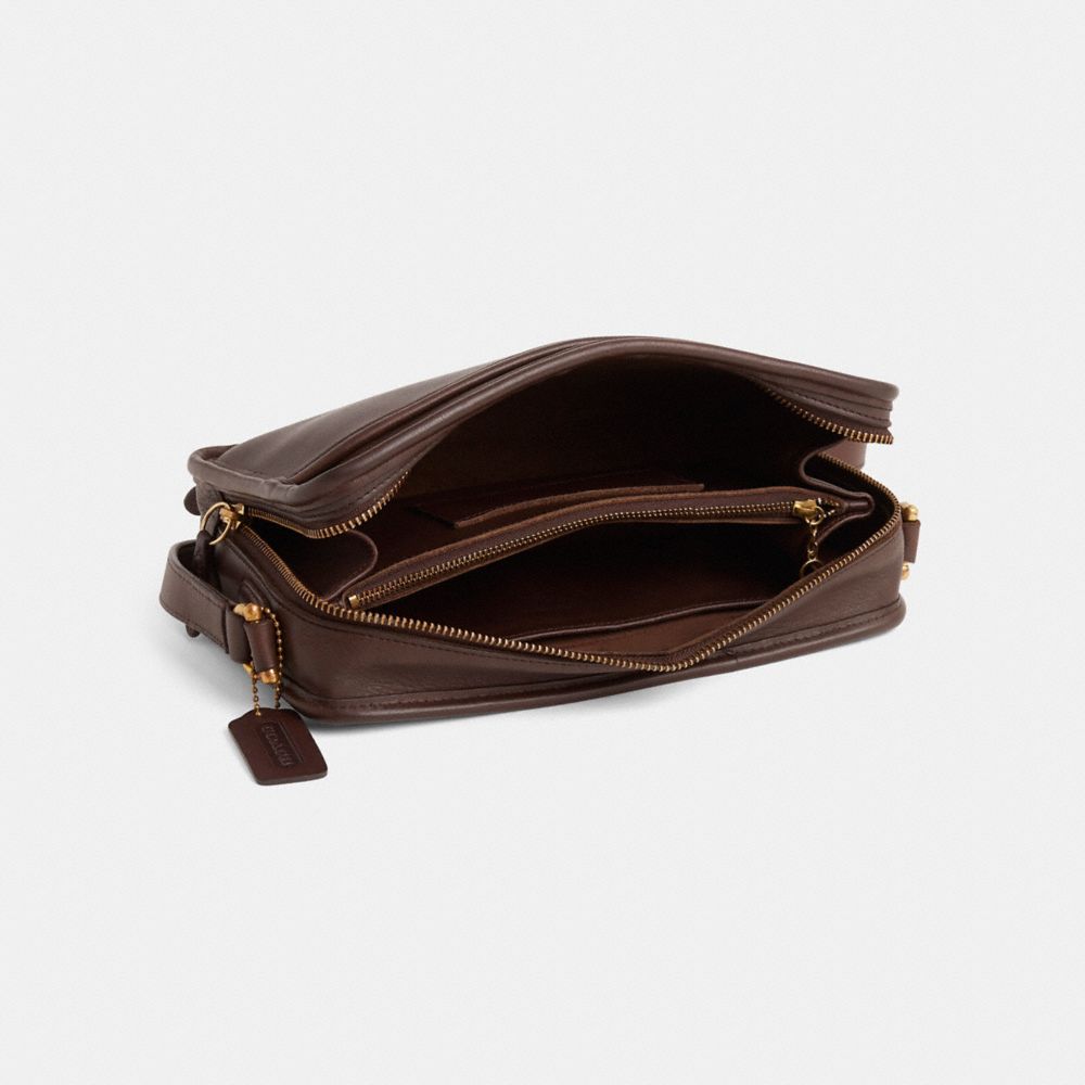 COACH®,Vintage Multi Compartment Zip Bag,,Inside View,Top View